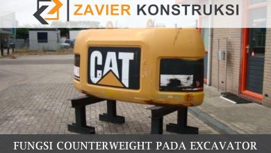 Fungsi Counterweight pada Excavator