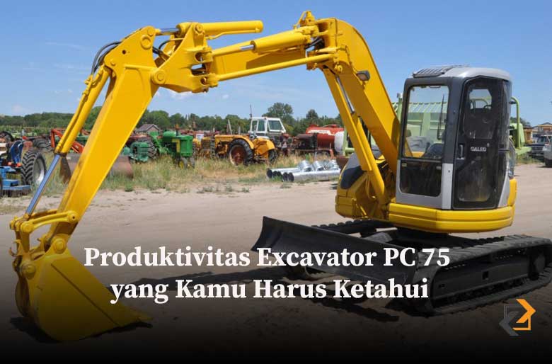 Produktivitas Excavator PC 75