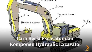 Cara Kerja Excavator dan Komponen Hydraulic Excavator