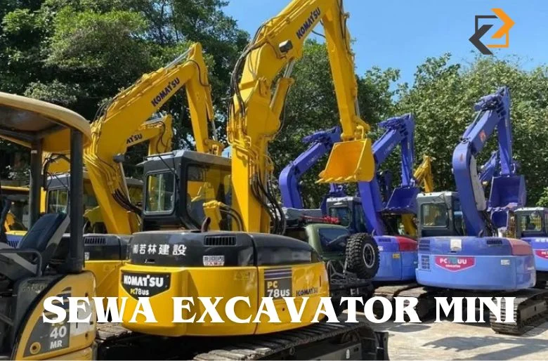 Sewa Excavator Mini Per Jam Mulai Rp. 140 Ribu Kondisi Prima